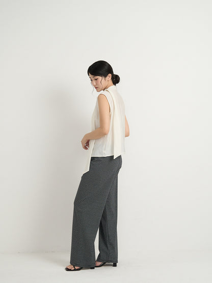 tie button blouse