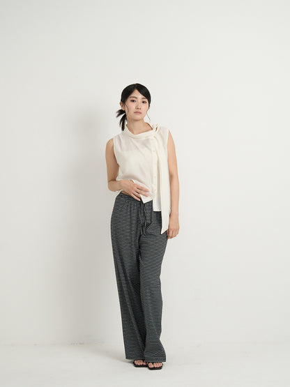striped relax pants