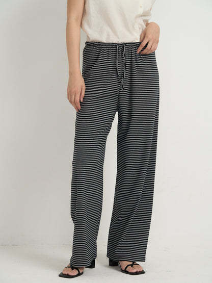 striped relax pants