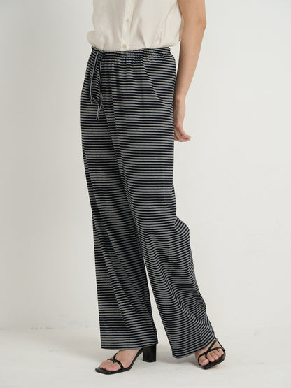 striped relax pants