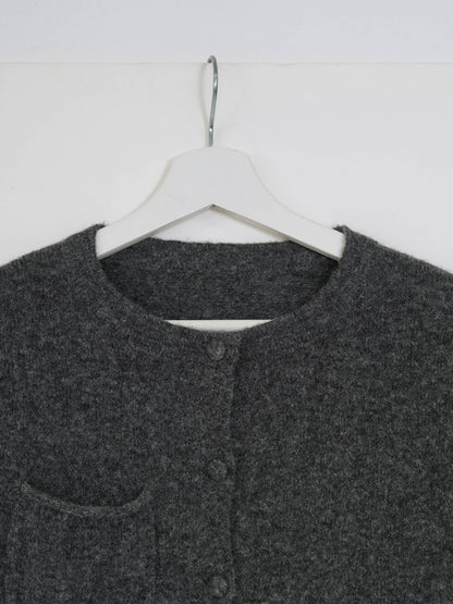 wooly button cardigan