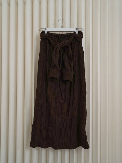 crinkle wrap skirt