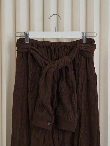 crinkle wrap skirt