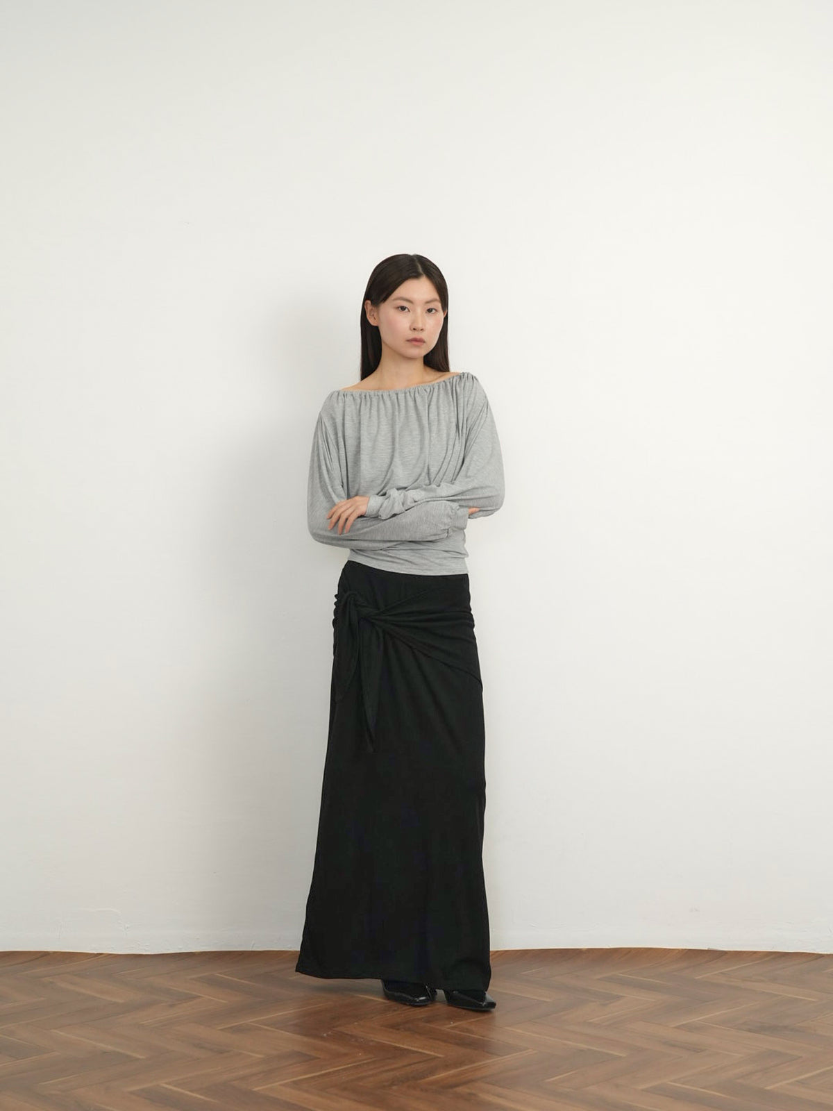 shirring cinched top