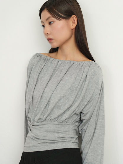 shirring cinched top