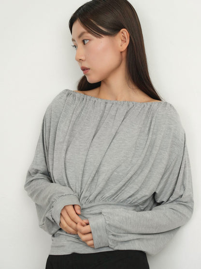 shirring cinched top