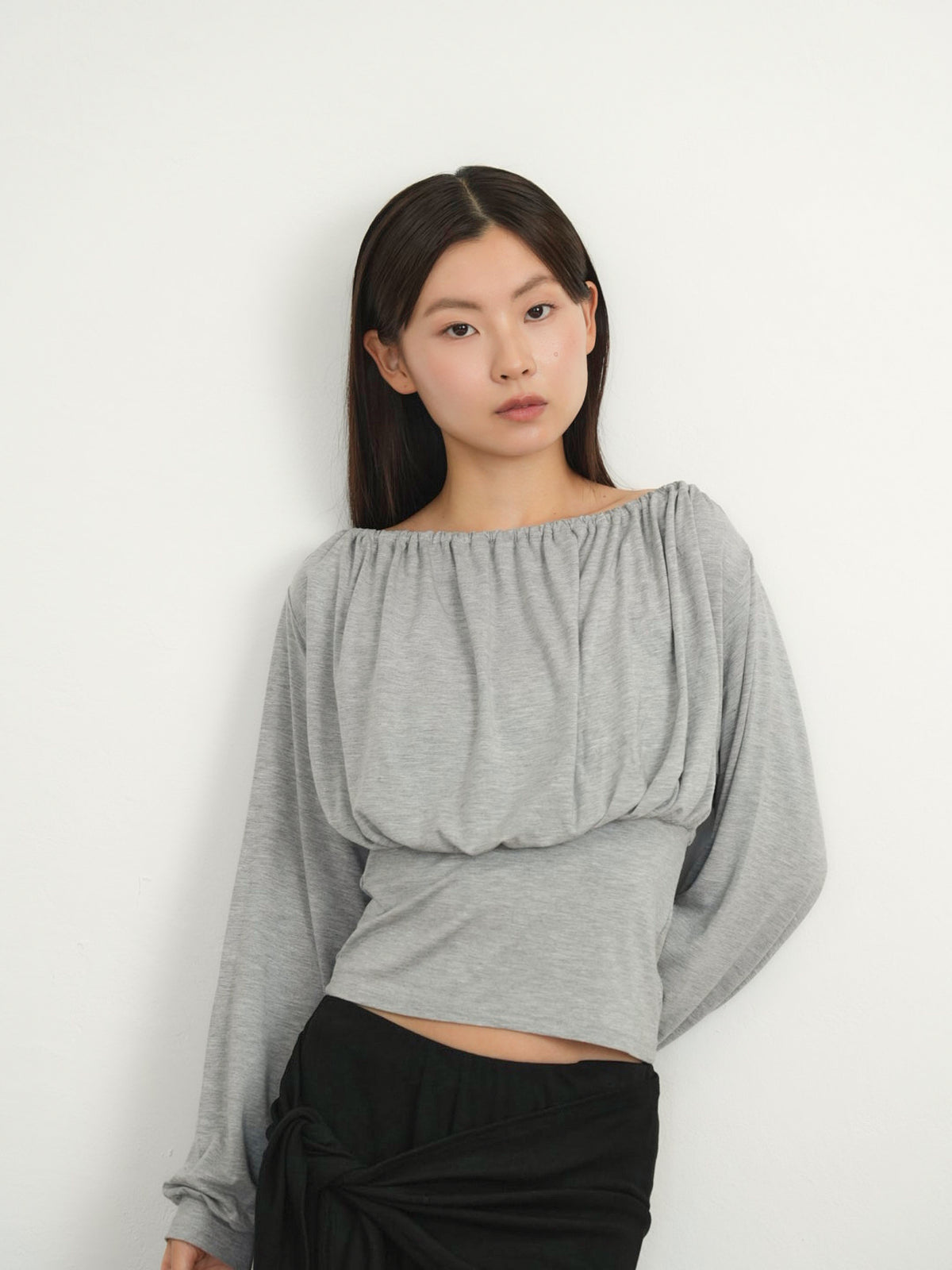 shirring cinched top