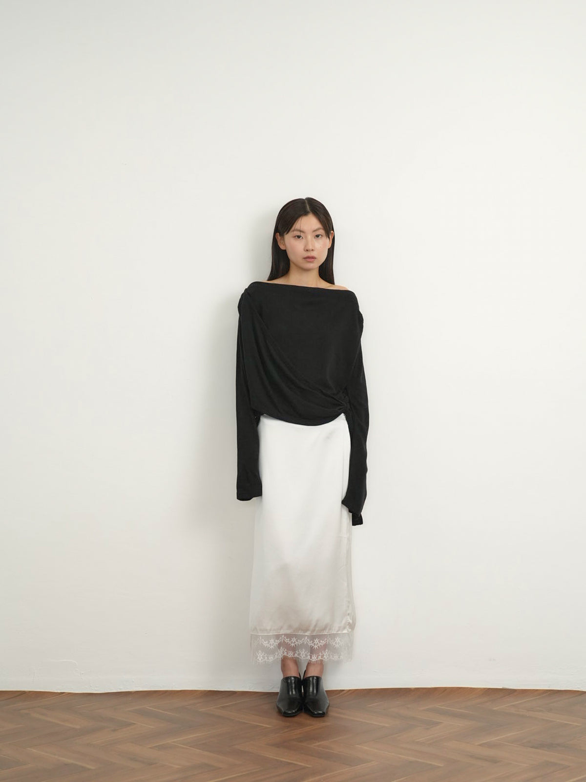 wrap knit tops