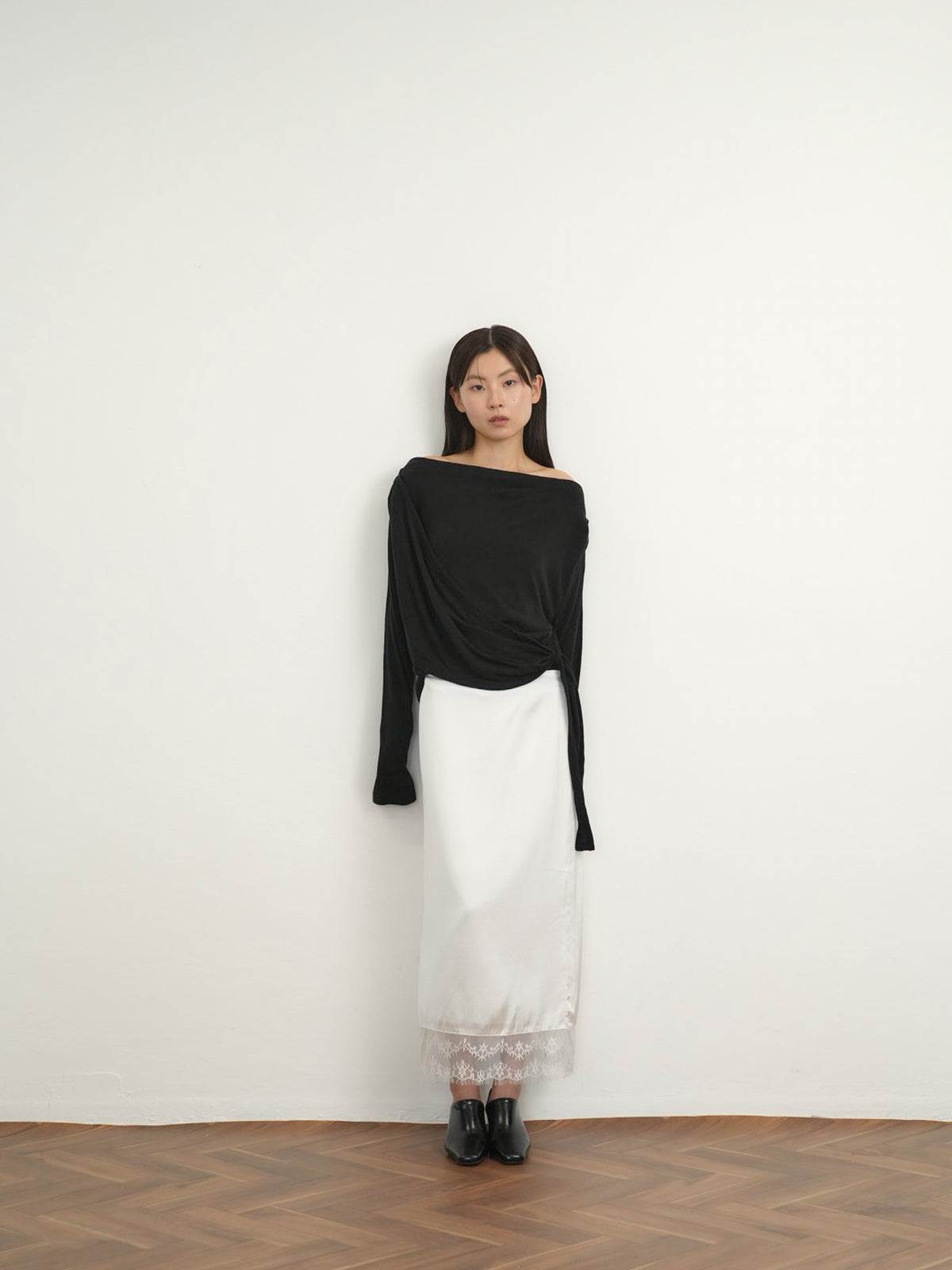 wrap knit tops