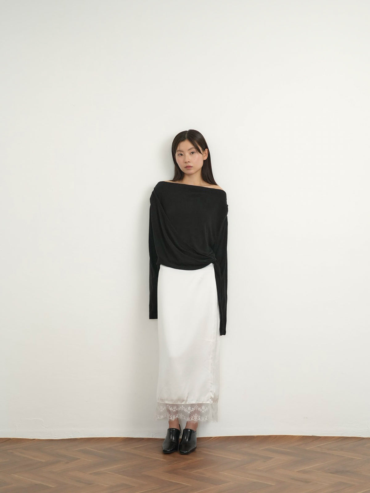 wrap knit tops