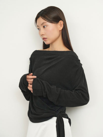 wrap knit tops