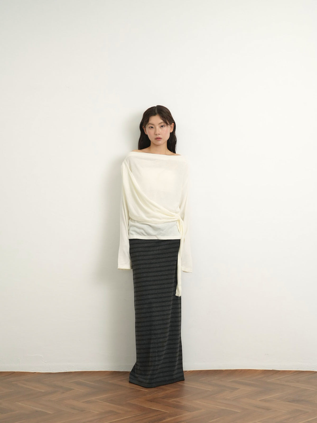 wrap knit tops