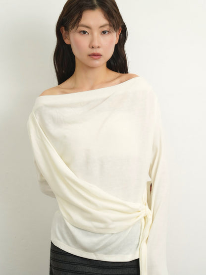wrap knit tops