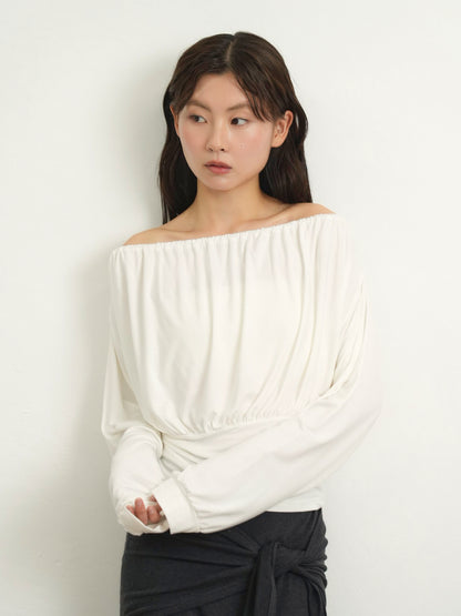 shirring cinched top