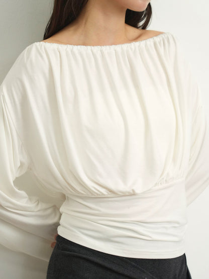 shirring cinched top