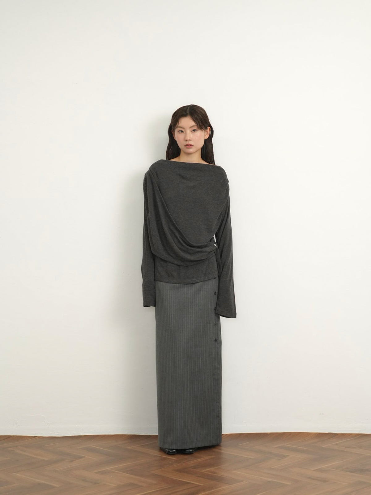 wrap knit tops