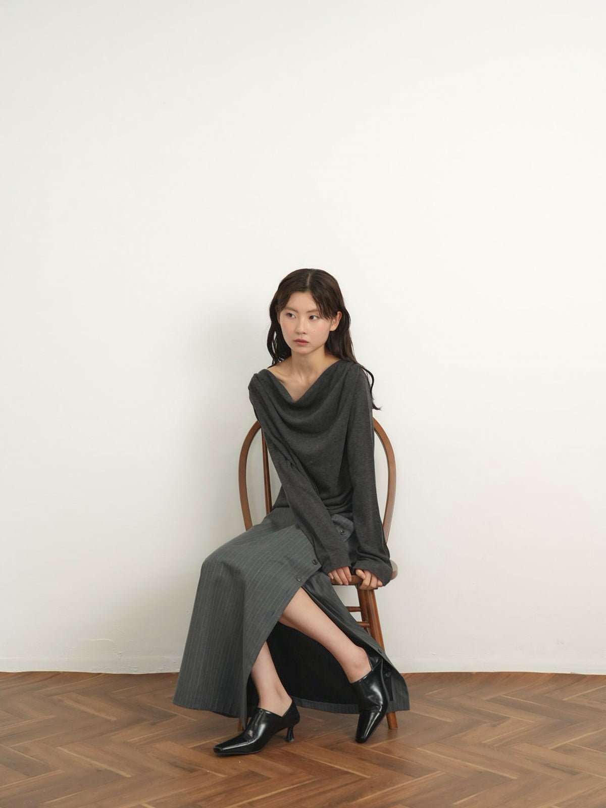 wrap knit tops