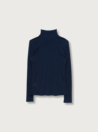 rib high neck top