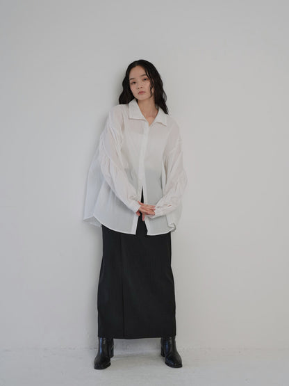 shirring nylon shirt