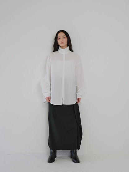 shirring nylon shirt