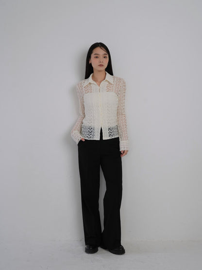straight casual slacks