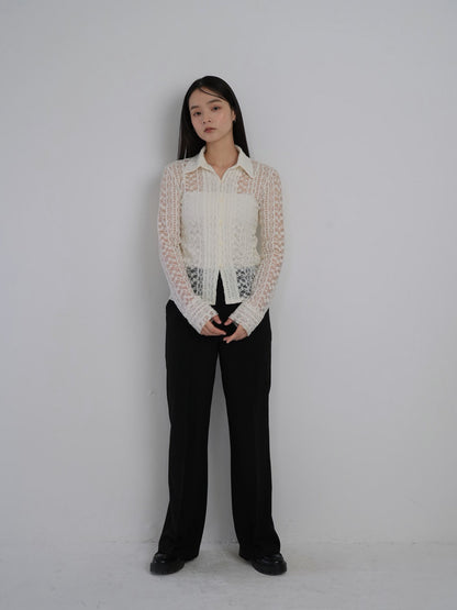 straight casual slacks