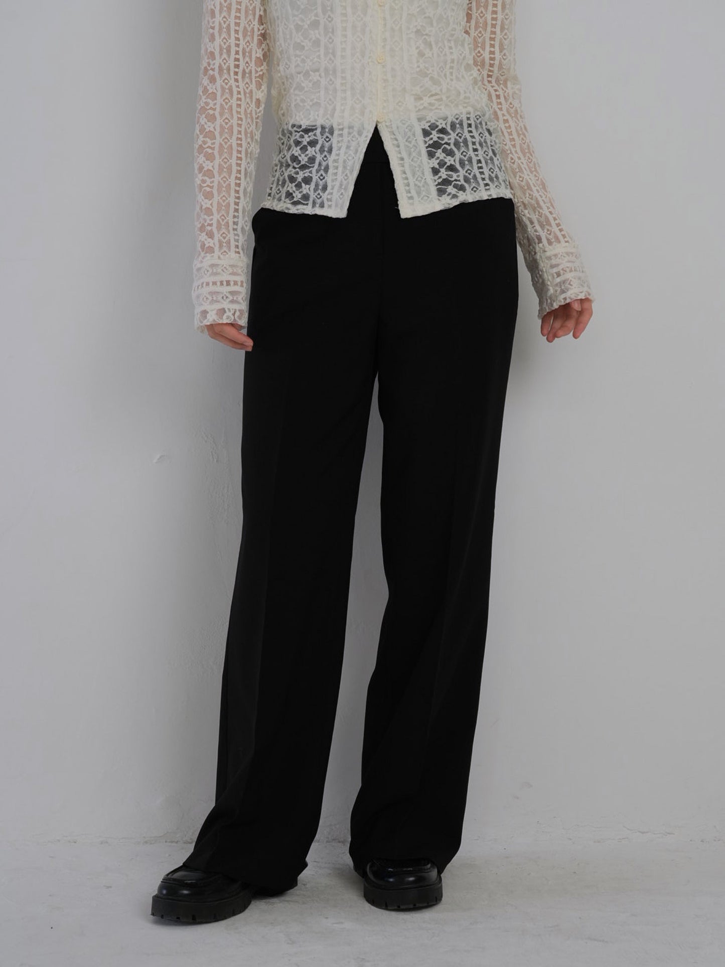straight casual slacks