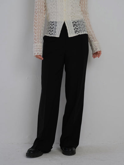 straight casual slacks