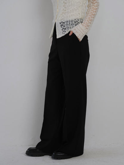 straight casual slacks