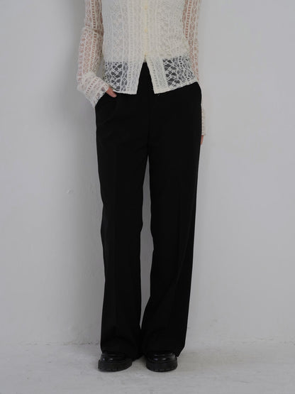 straight casual slacks