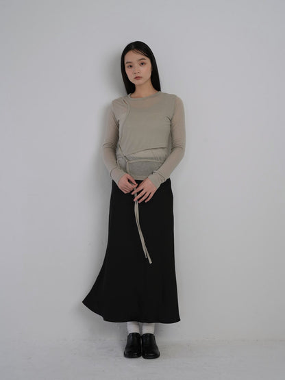 sheer wrap tops