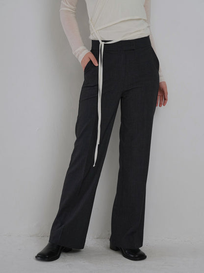 straight casual slacks