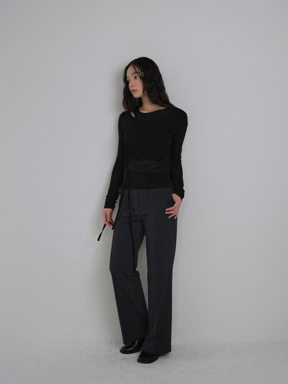 straight casual slacks