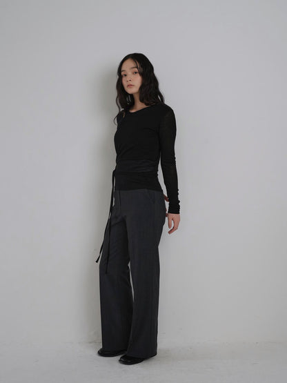 straight casual slacks