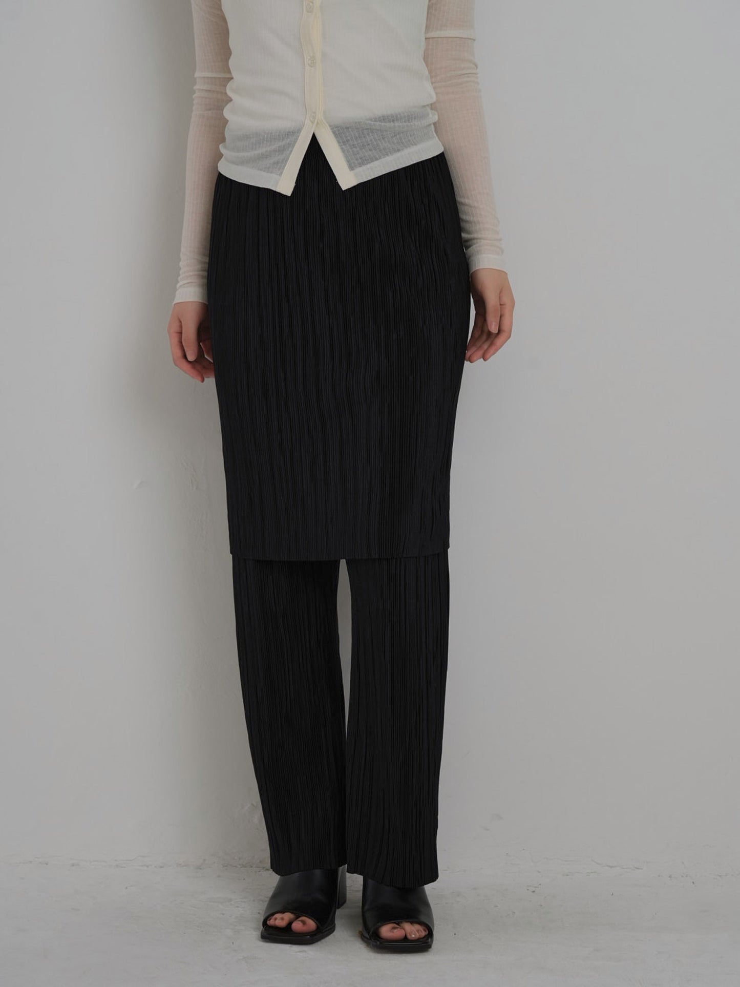 pleats skirt & pants