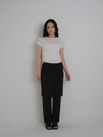 pleats skirt & pants