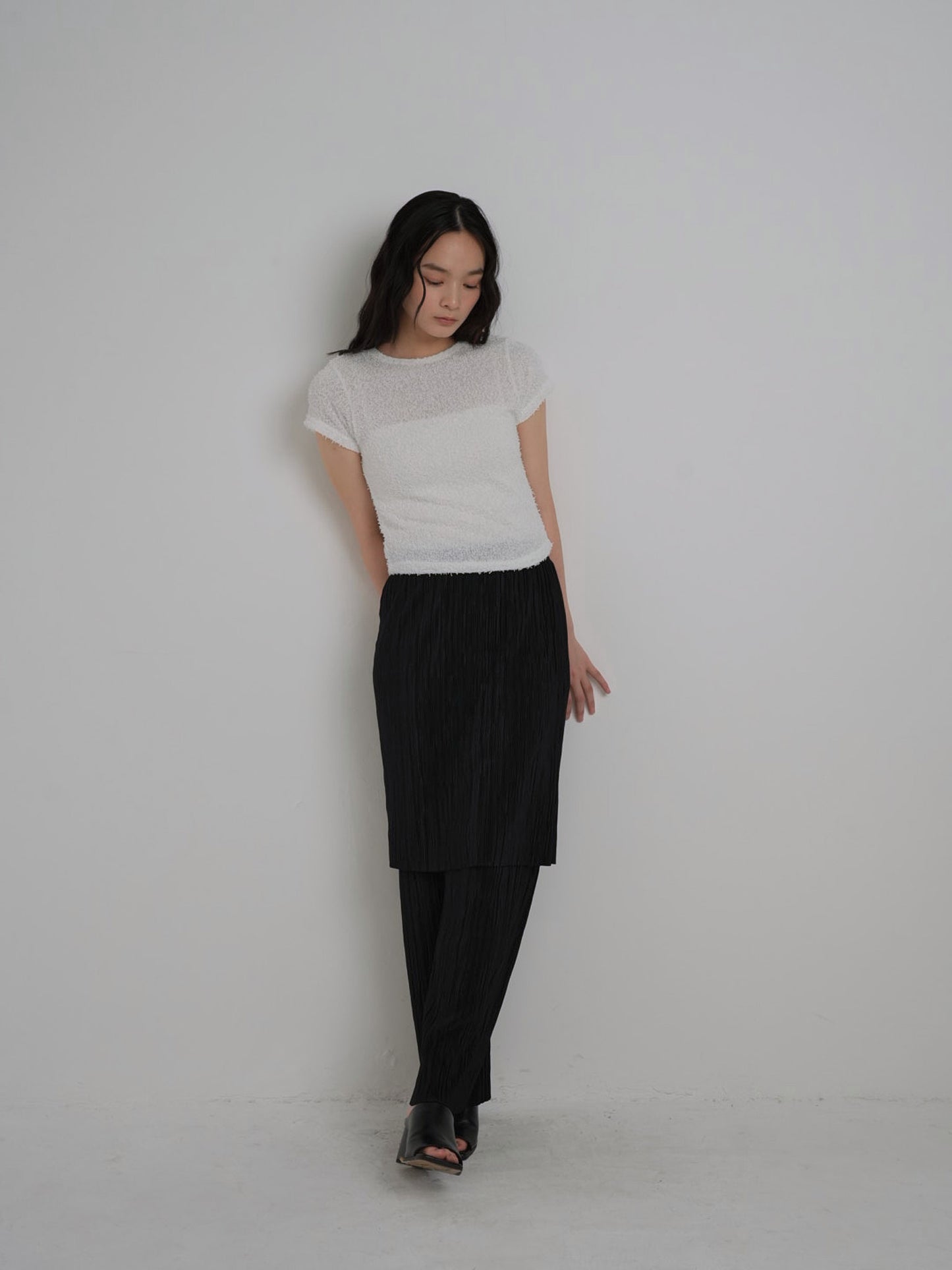 pleats skirt & pants
