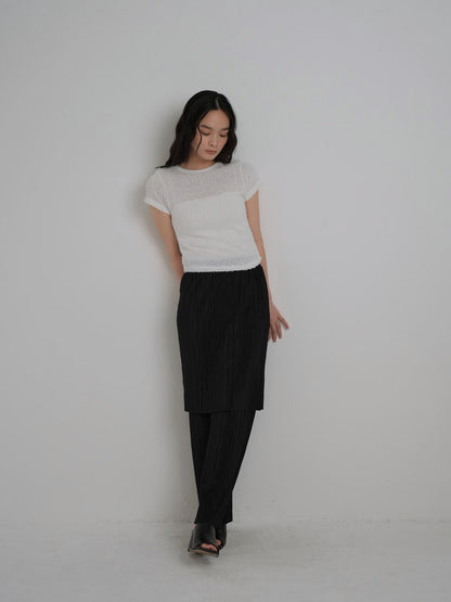 pleats skirt & pants