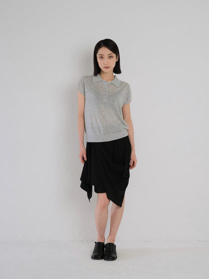 multi draping wrap skirt