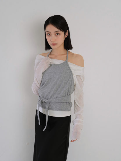 halter neck bustier