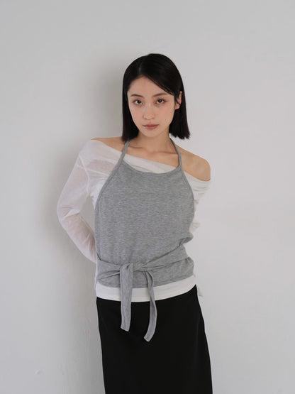 halter neck bustier