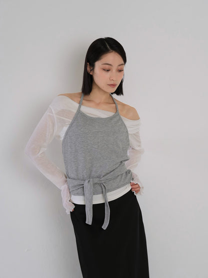 halter neck bustier