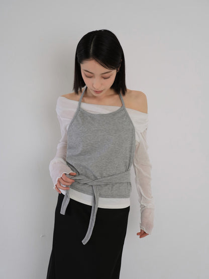 halter neck bustier