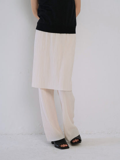 pleats skirt & pants