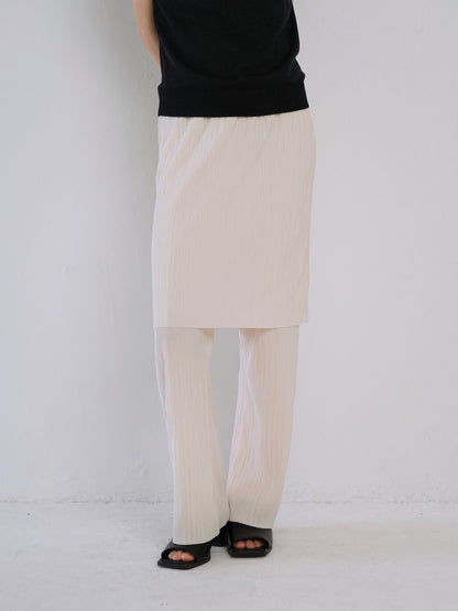 pleats skirt & pants