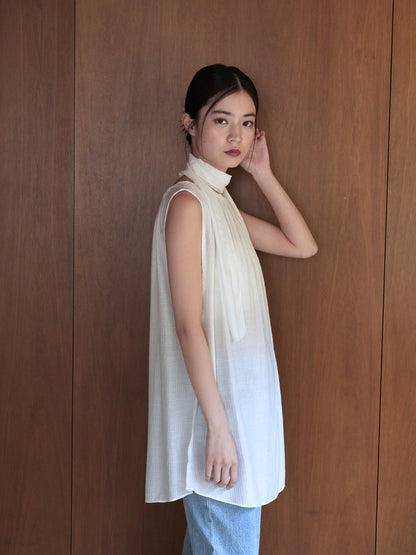 scarf wrinkle one piece