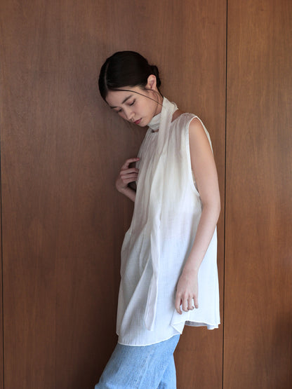 scarf wrinkle one piece