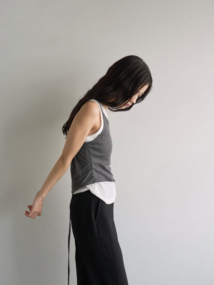 layered tank top