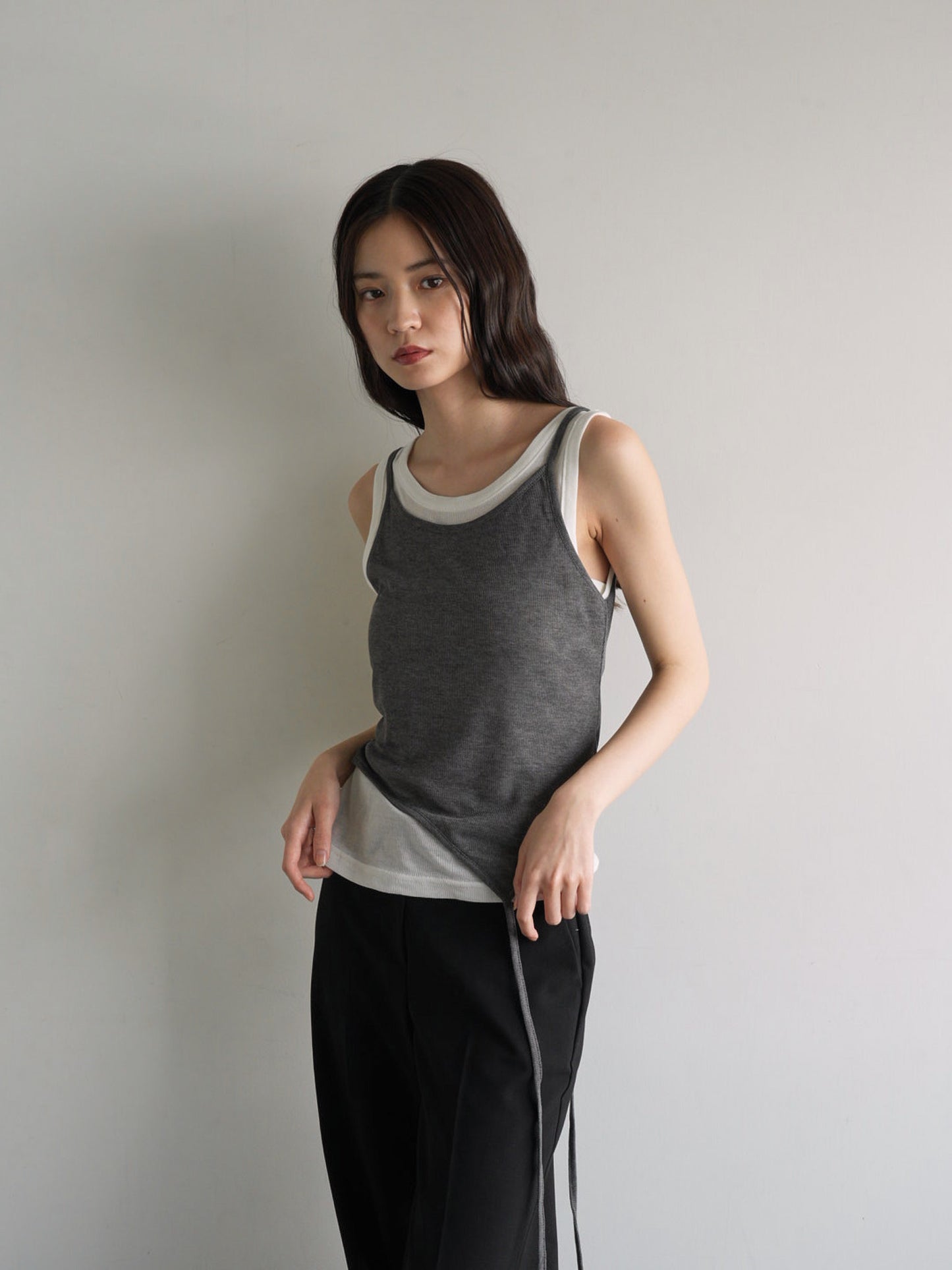 layered tank top