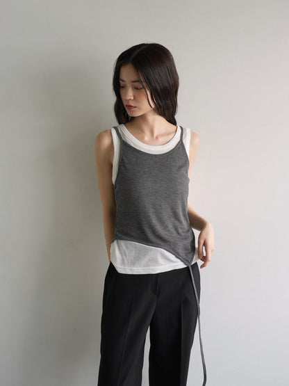 layered tank top